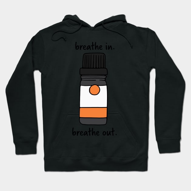 Orange Essential Oil Hoodie by murialbezanson